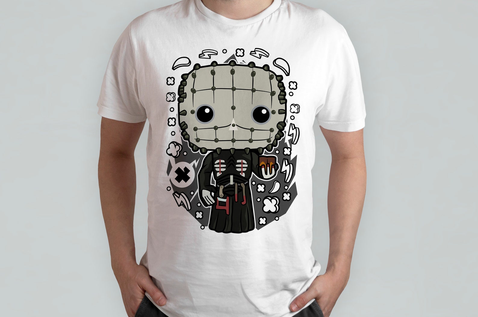 Pinhead SVG Design for Crucit Pinhead Poster Pinhead Tshirt Etsy