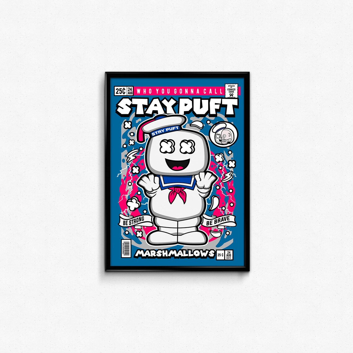 Marshmallow Man SVG Design for Crucit Marshmallow Man Poster Etsy