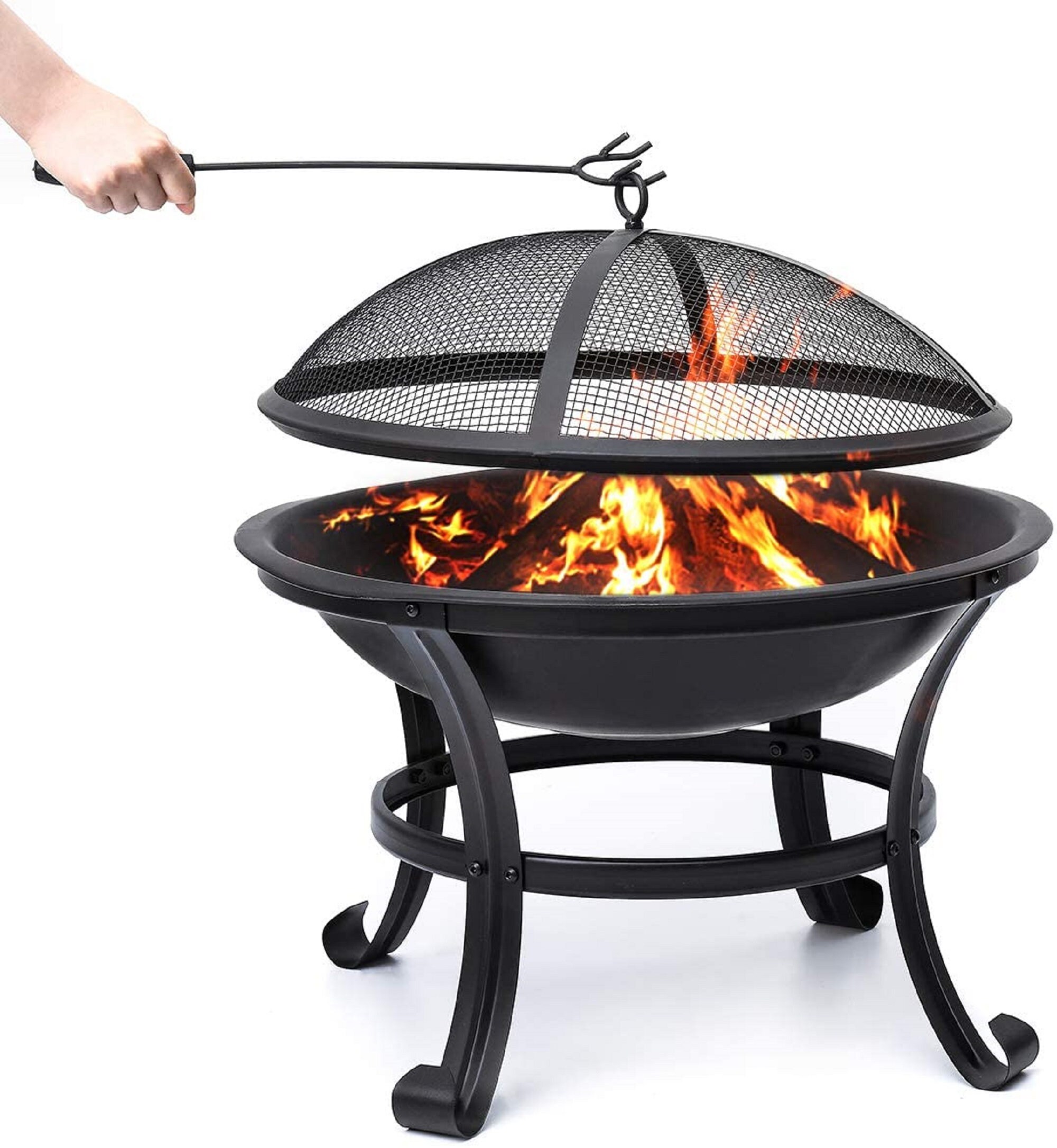 Kamin Ofen Garten Patio für Holzstämme BBQ Net Kochen Etsy