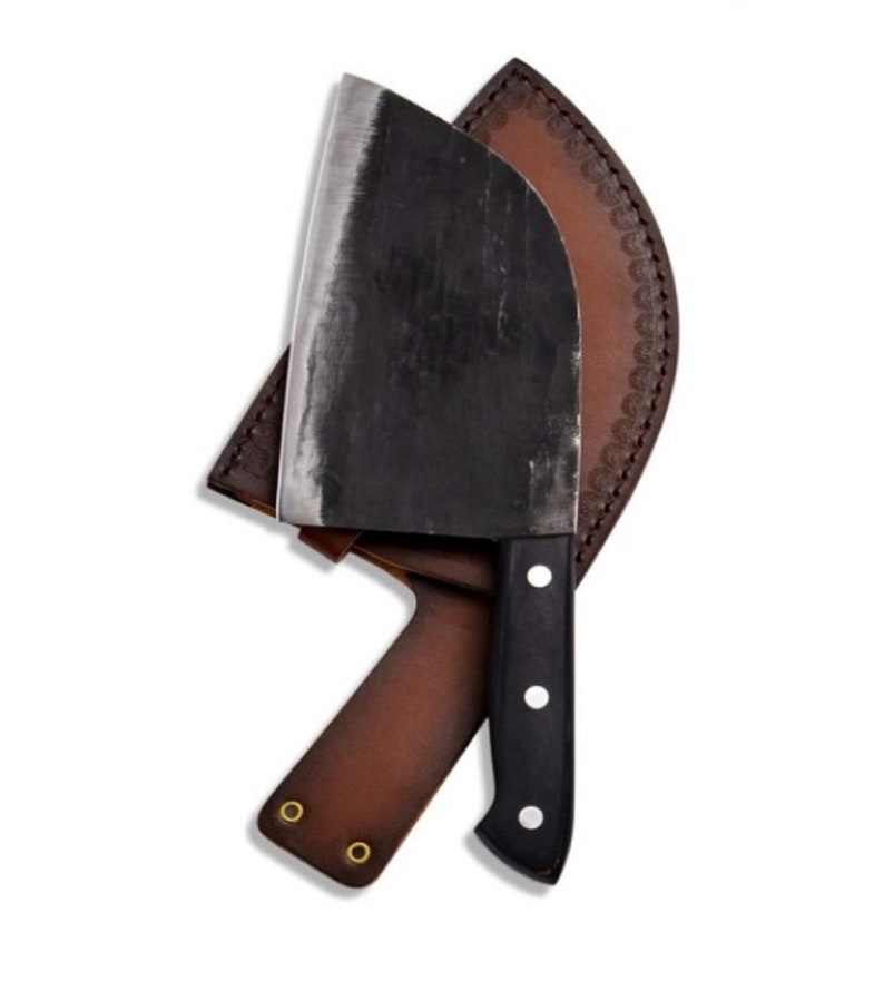 camping chef knife full tang butcher outdoor meat Etsy