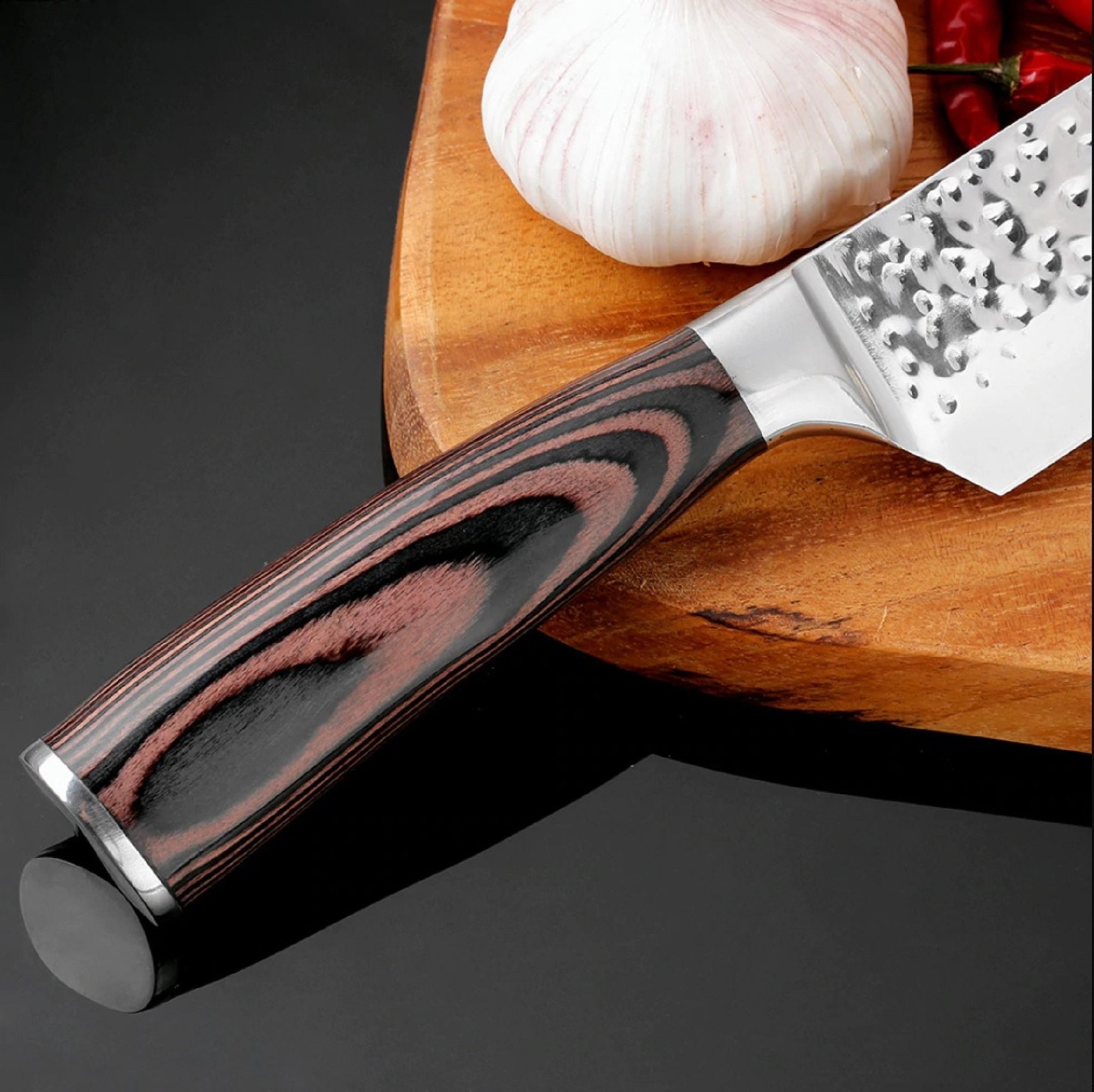 Kitchen Knife Chef 8 inch Stainless Steel Knives Sushi Meat Etsy