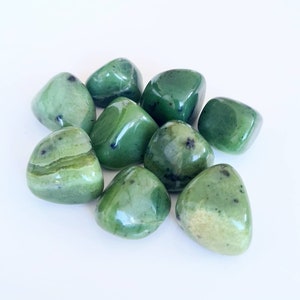 Nephrite Jade Tumblestone