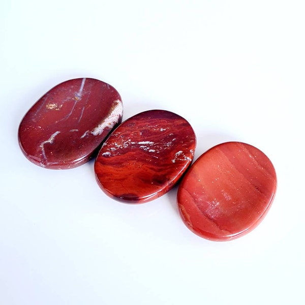 Red Jasper Worry Stone