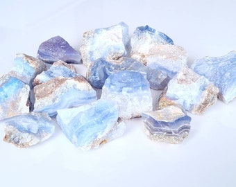 Raw Blue Lace Agate Chunks