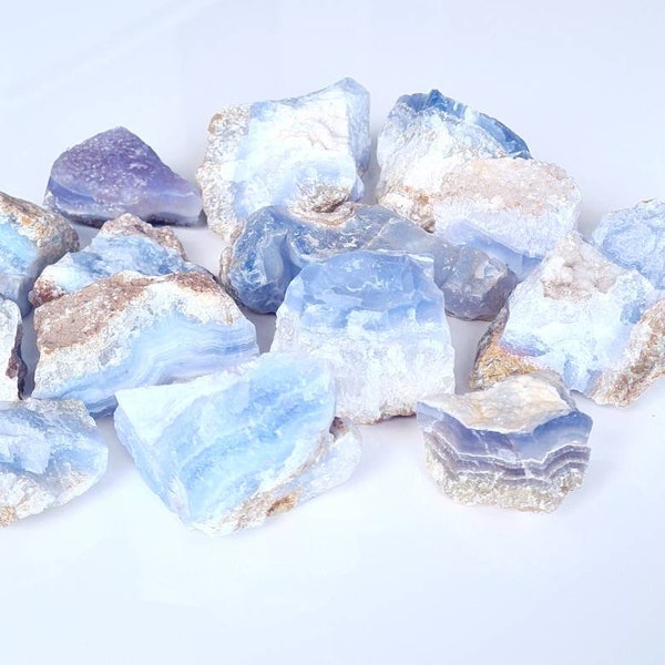 Raw Blue Lace Agate Chunks