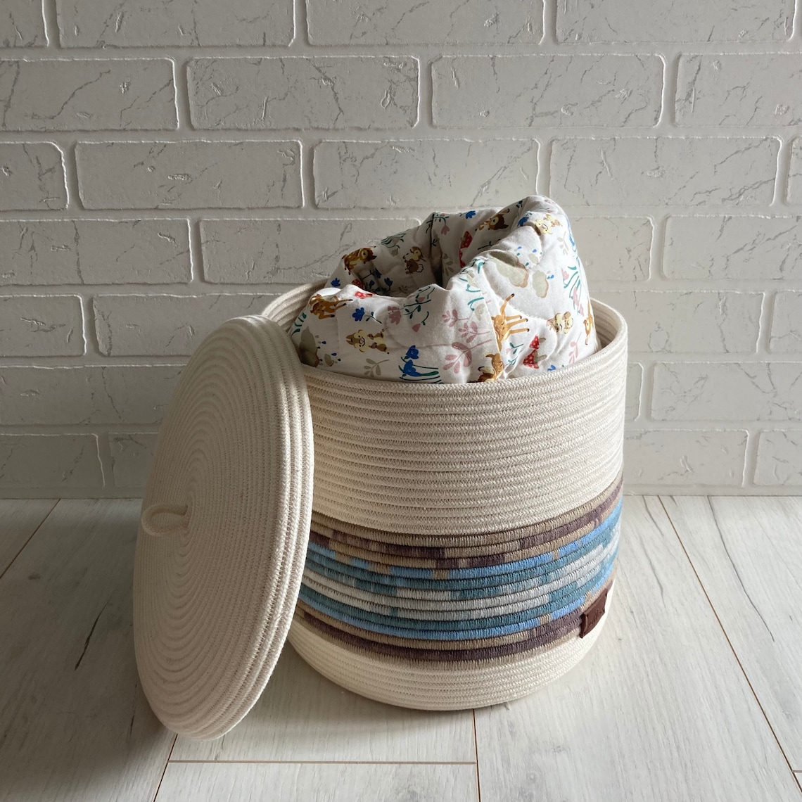 toy box with baskets