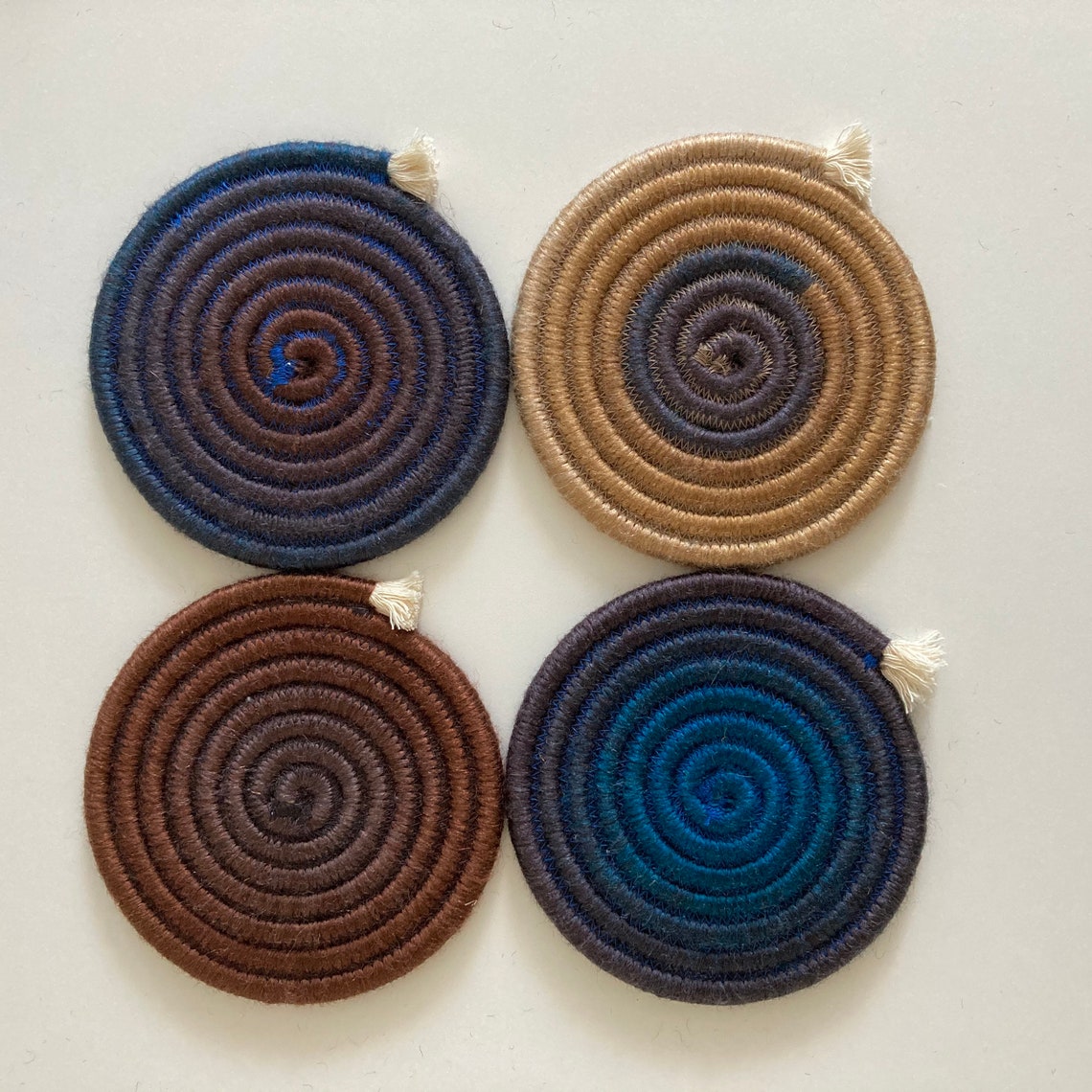 Rope coaster Set of 4 Etsy
