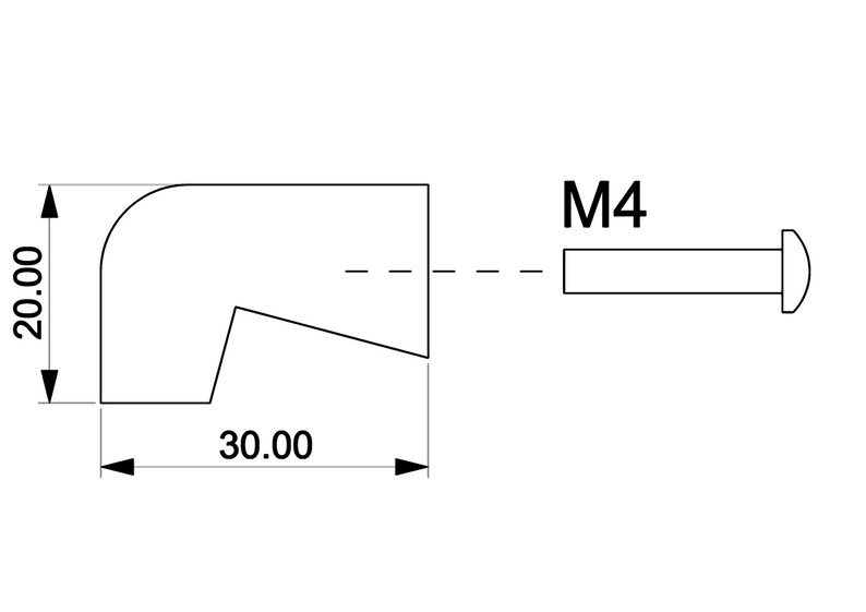 Oslo Massive Eiche Griff Schublade ziehen Schrank ziehen. | Etsy