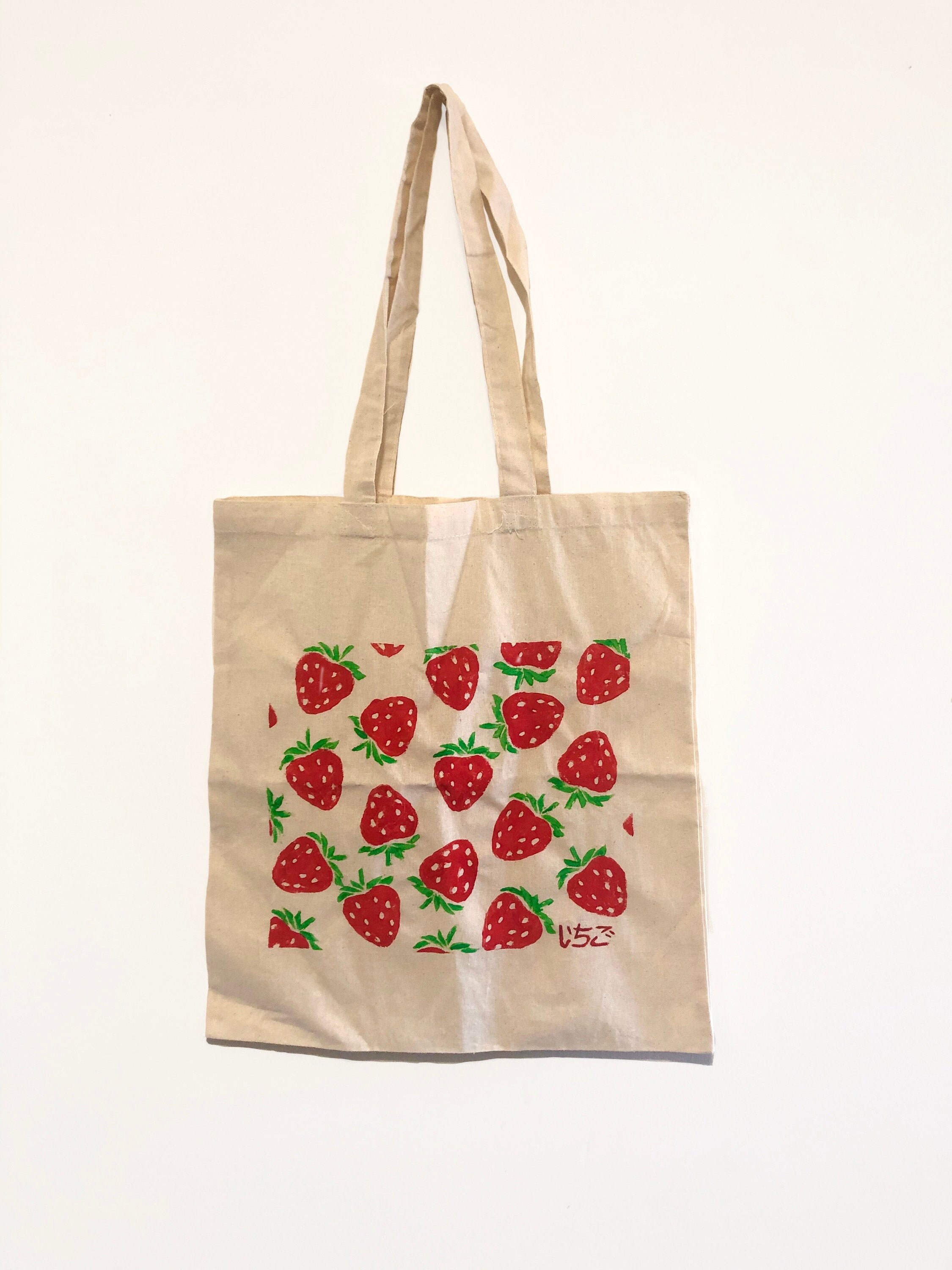 strawberry tote