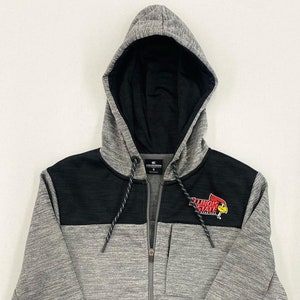 Illinois State University Redbirds Dozer Fleece Hooded Zip-Up Sweatshirt