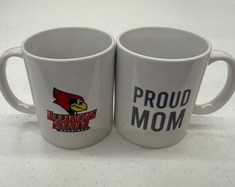 Illinois State Proud Mom Mug