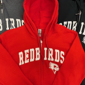 Illinois State University Redbirds Zip-Up Hooded Sweatshirt