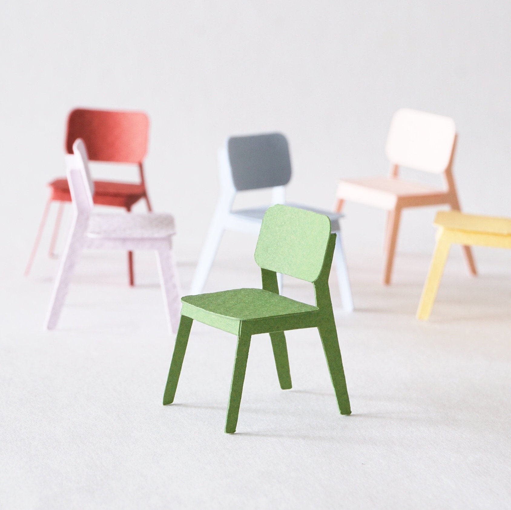 Modern Dining Chair Template 1/24 Scale PDF File SVG and Etsy Singapore