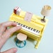 Paper Piano Set Template, Including Lamp Books and Chair Template, PDF ...