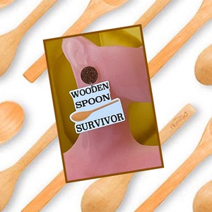 Wooden Spoon Survivor - Dangle Earrings