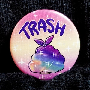 Fabulous Trash 58mm Large Pin Badge