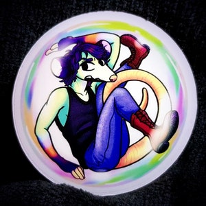 Bubble Bincent Anthro Possum Monster Boy - Transparent Vinyl Sticker