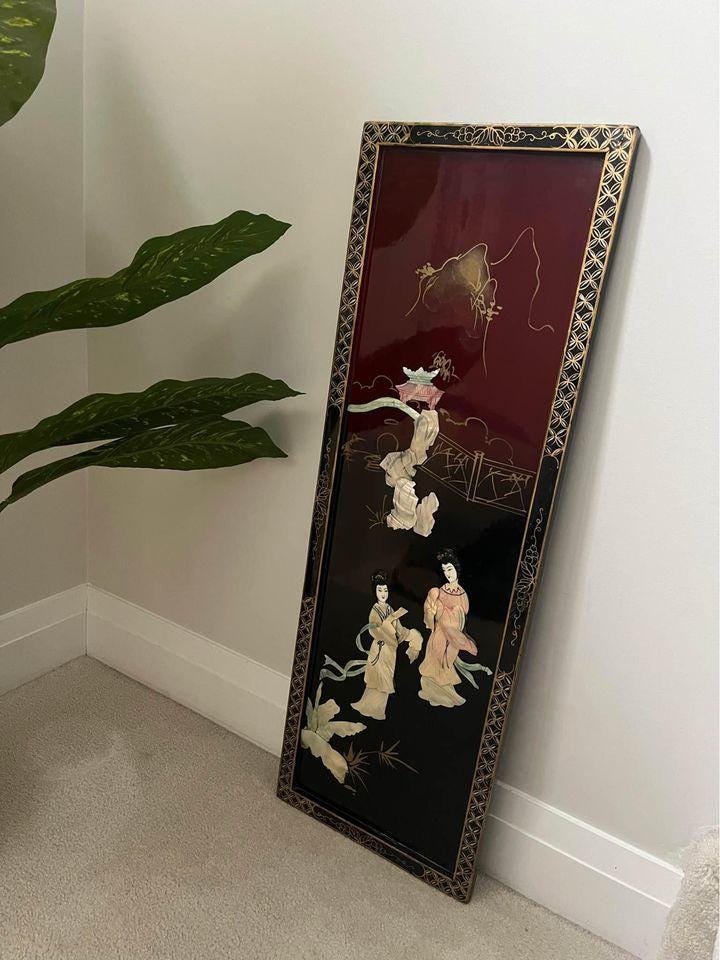 木製 張り詰め 壁掛け 寄木細工 彫刻 工芸品 大型 パネル 芸術 アート 