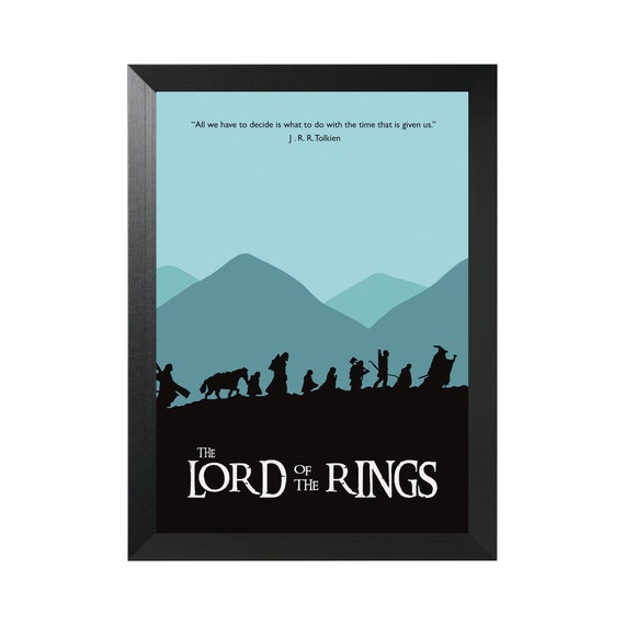 KKMM Poster Su Tela Il Signore Degli Anelli - Stampa Moderna 30x45 Cm Per Camera Da Letto, Decorazione Cinema