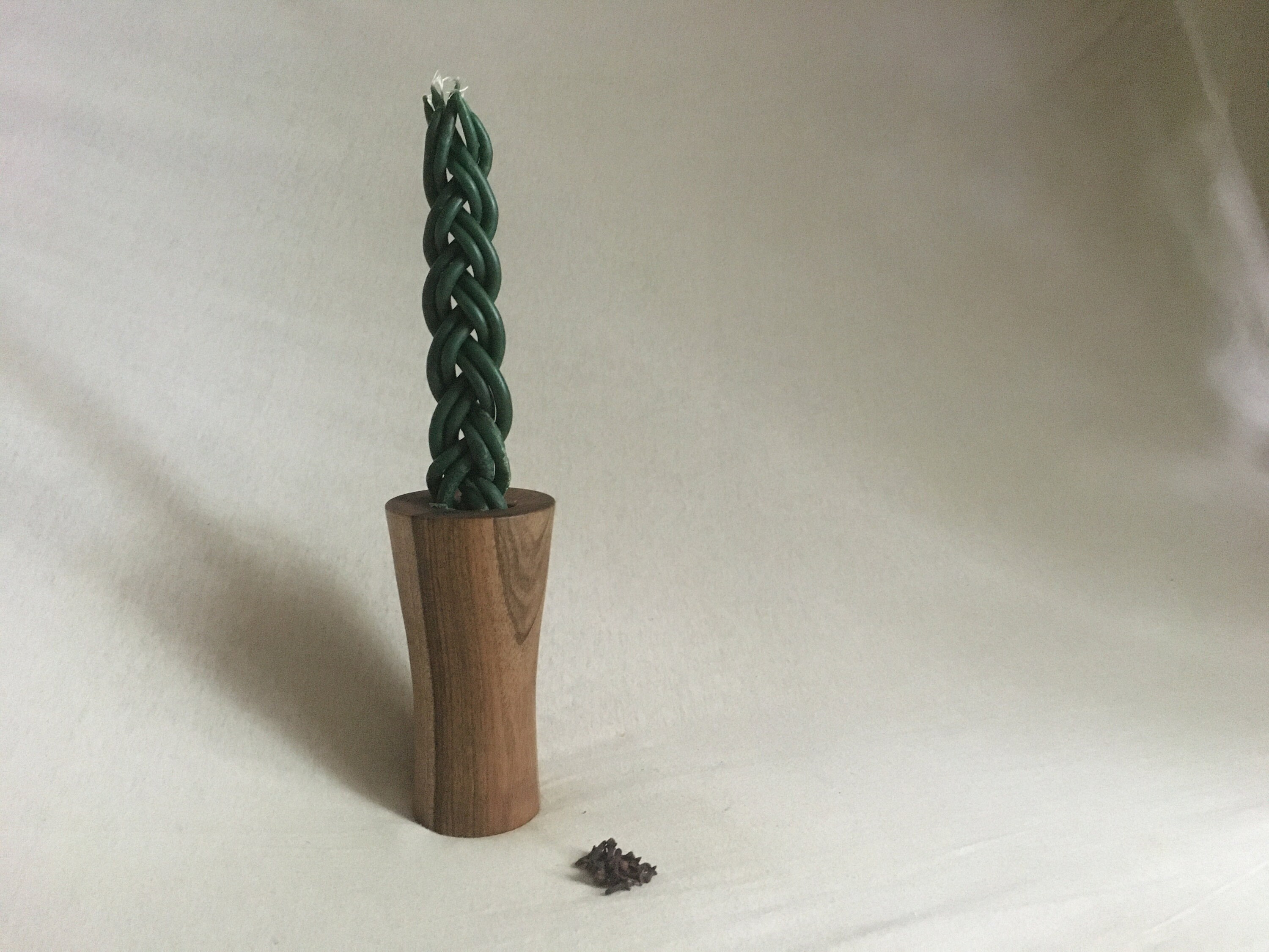 Havdalah Candle Holder Natural Walnut Reclaimed Wood Shabbat Etsy