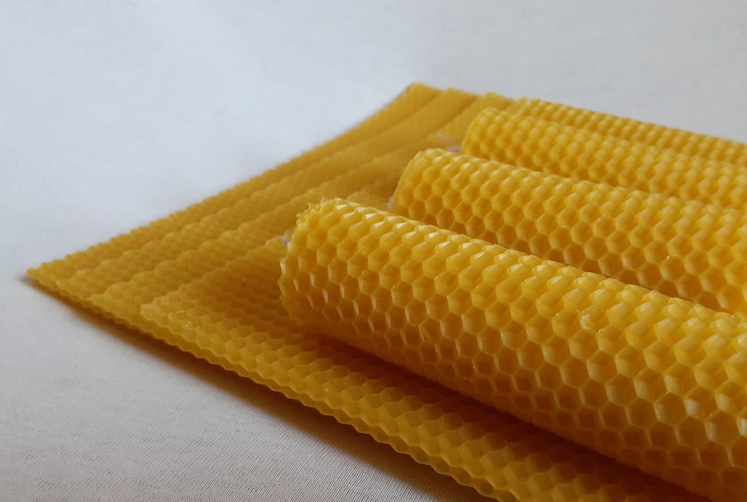 Beeswax Sheets for Rolled Candle Making 100 Pure Organic