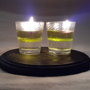 Flytande korkvekar, set med 50 vaxade vekar, oljelampa, sabbat, sabbatljus, ljusslinga, ljusveke, material, ljusvekar