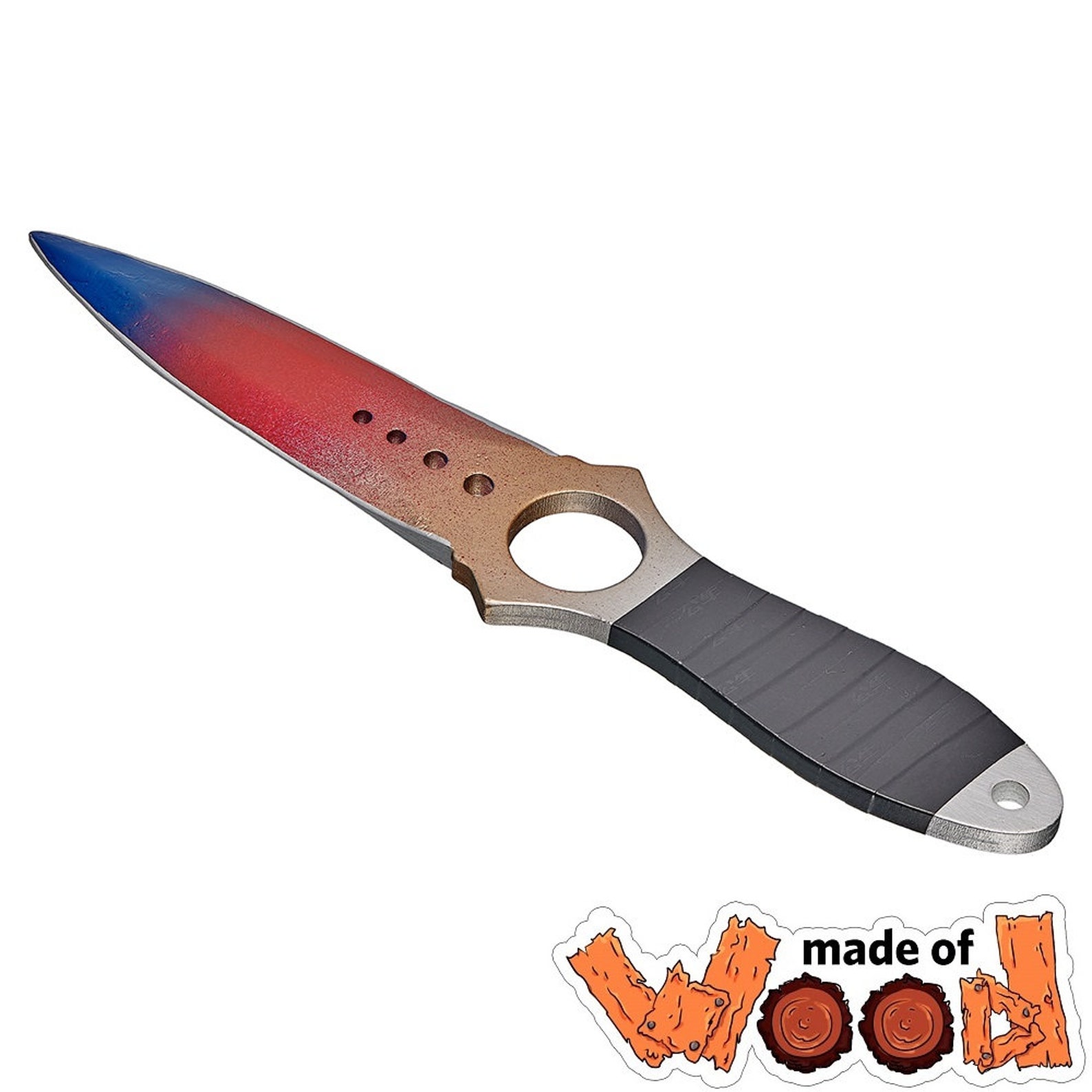 CSGO Wooden knife Skeleton knife Marble Fade 22001 MASKBRO Etsy
