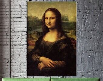 Mona Lisa Canvas Reproduction: Leonardo da Vinci Wall Art