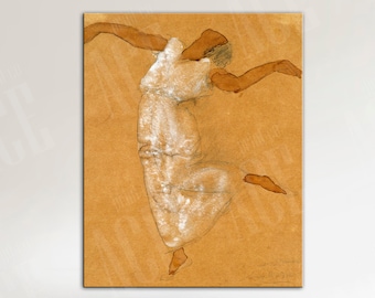 Auguste Rodin Reproduction Print, Isadora Duncan Canvas