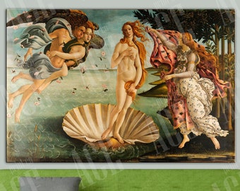 ヴィーナスの誕生 1485 複製版画、サンドロ・ボッティチェリ