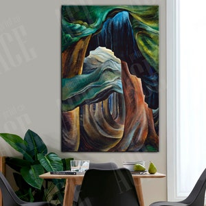 Emily Carr Print Canvas, Forest Columbia reproduction print