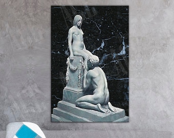 Stephan Sinding 'Adoration' Sculpture Reproduction Print on Canvas