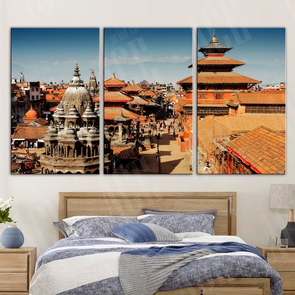 Patan Durbar Square Canvas, Nepal wall art