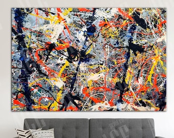 Abstract Expressionism Canvas Print: Modern Wall Art Decor