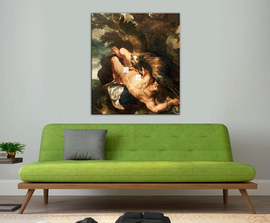 Peter Paul Rubens Prometheus Bound Canvas Print, Classic Art ...