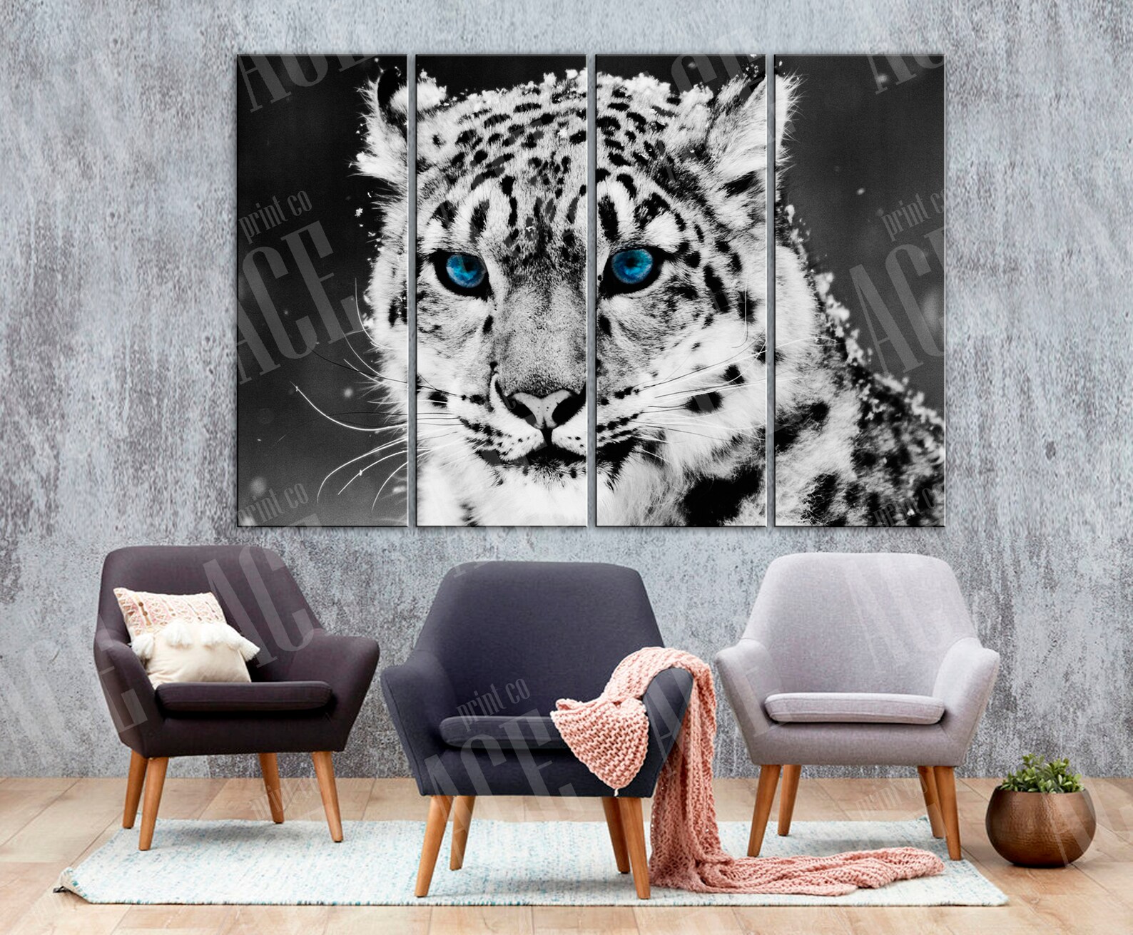 toms leopard print canvas