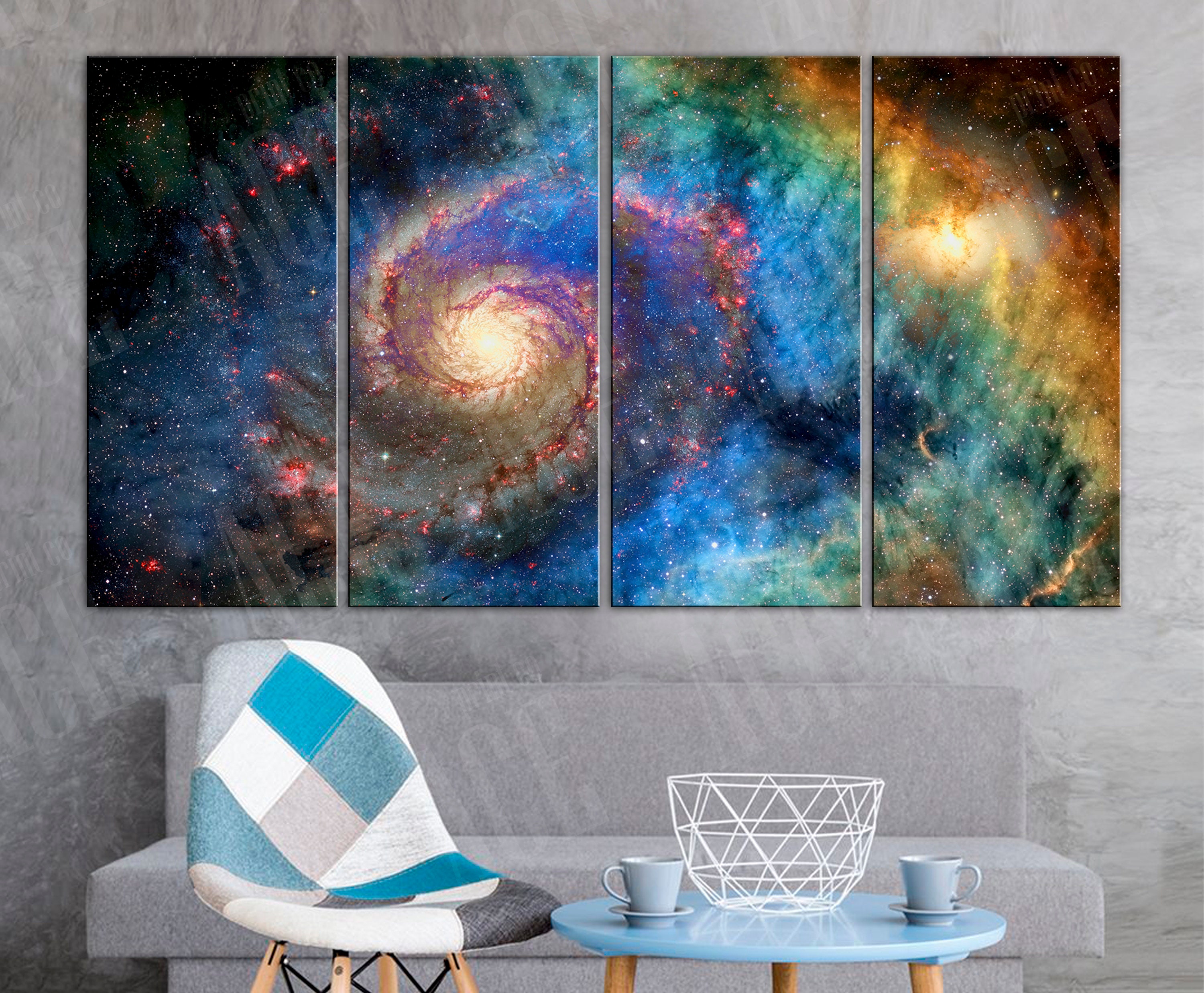 Universe Canvas Print, Space Canvas - Etsy