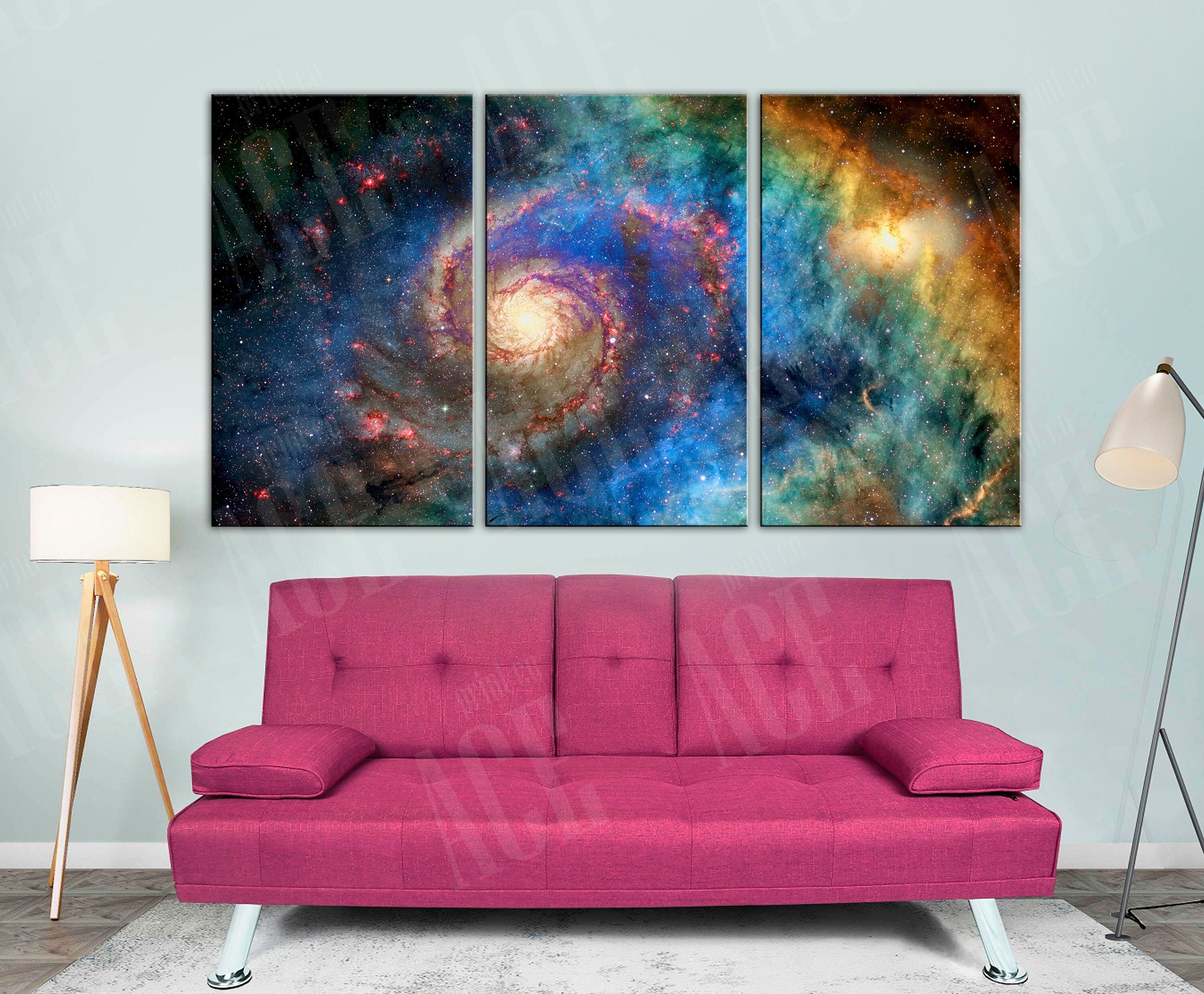 Universe Canvas Print, Space Canvas - Etsy