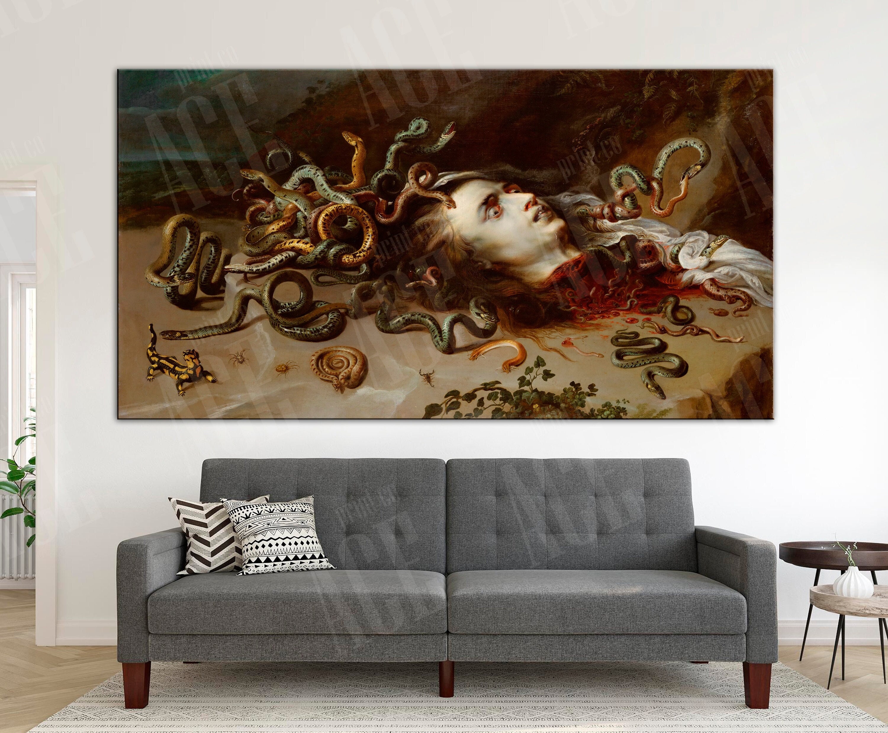 Peter Paul Rubens Reproduction Print, Head Of Medusa canvas print
