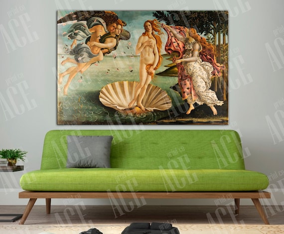 ヴィーナスの誕生 1485 複製版画、サンドロ・ボッティチェリ