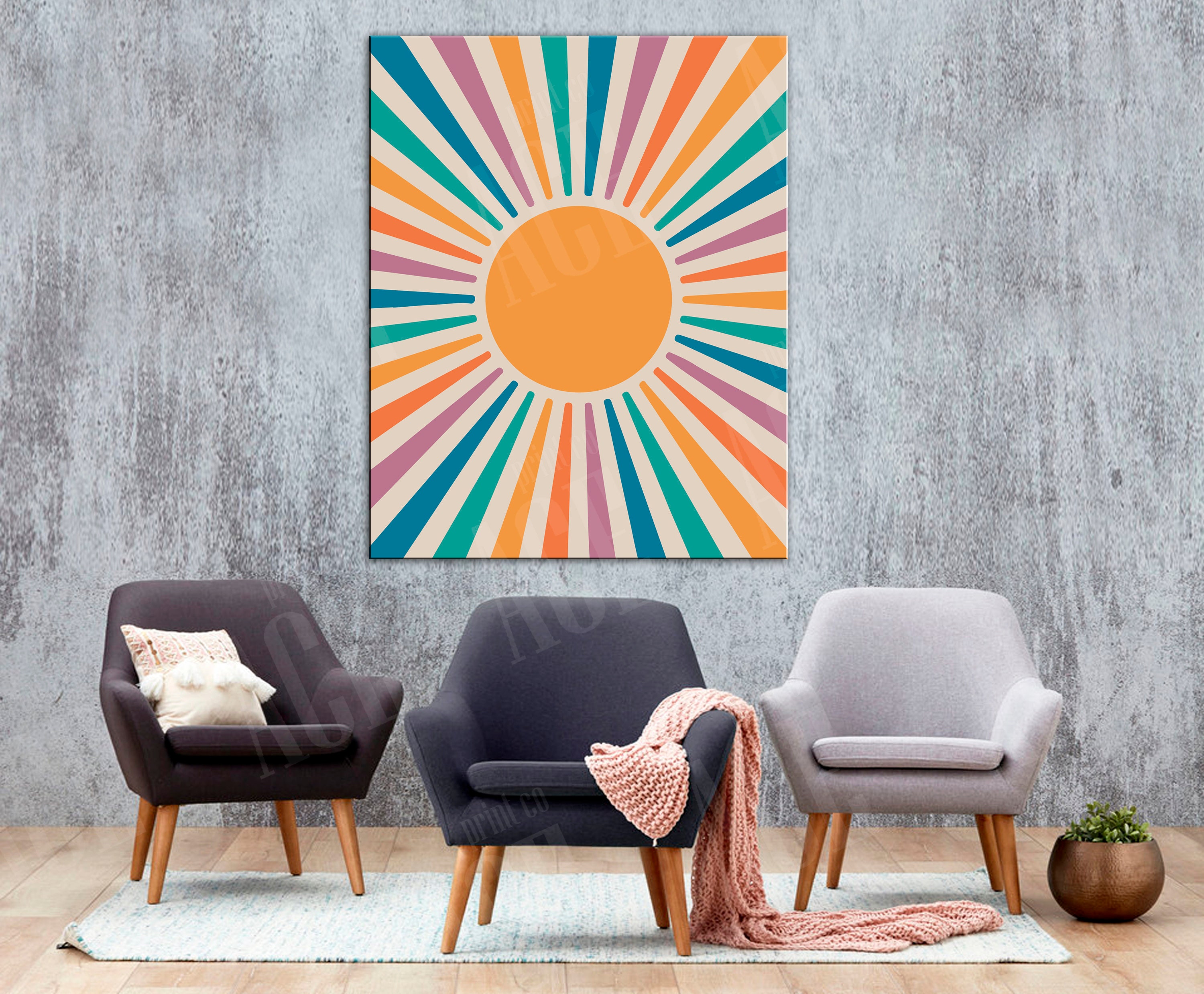 Pop Art Canvas Graffiti wall art Modern canvas art Etsy