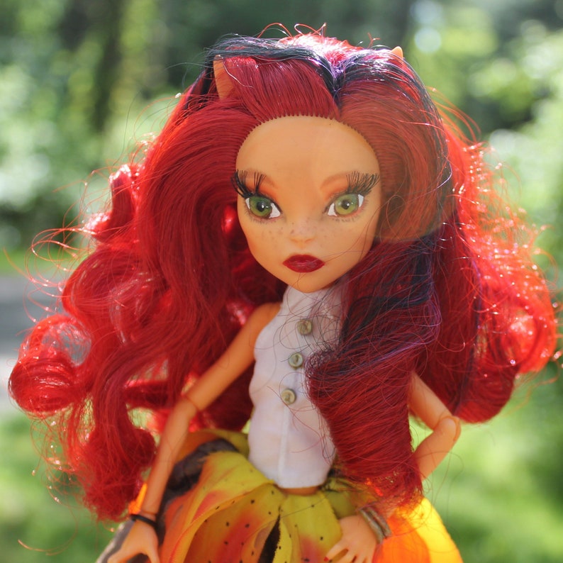 OOAK Monster High Tiger Lily Girl Doll Etsy