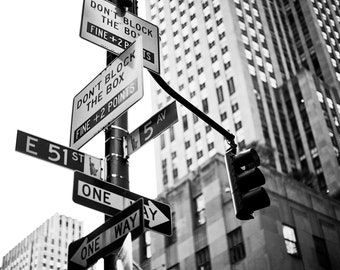 New York City Print, photography art print, digital download photo, travel photography print, black and white print