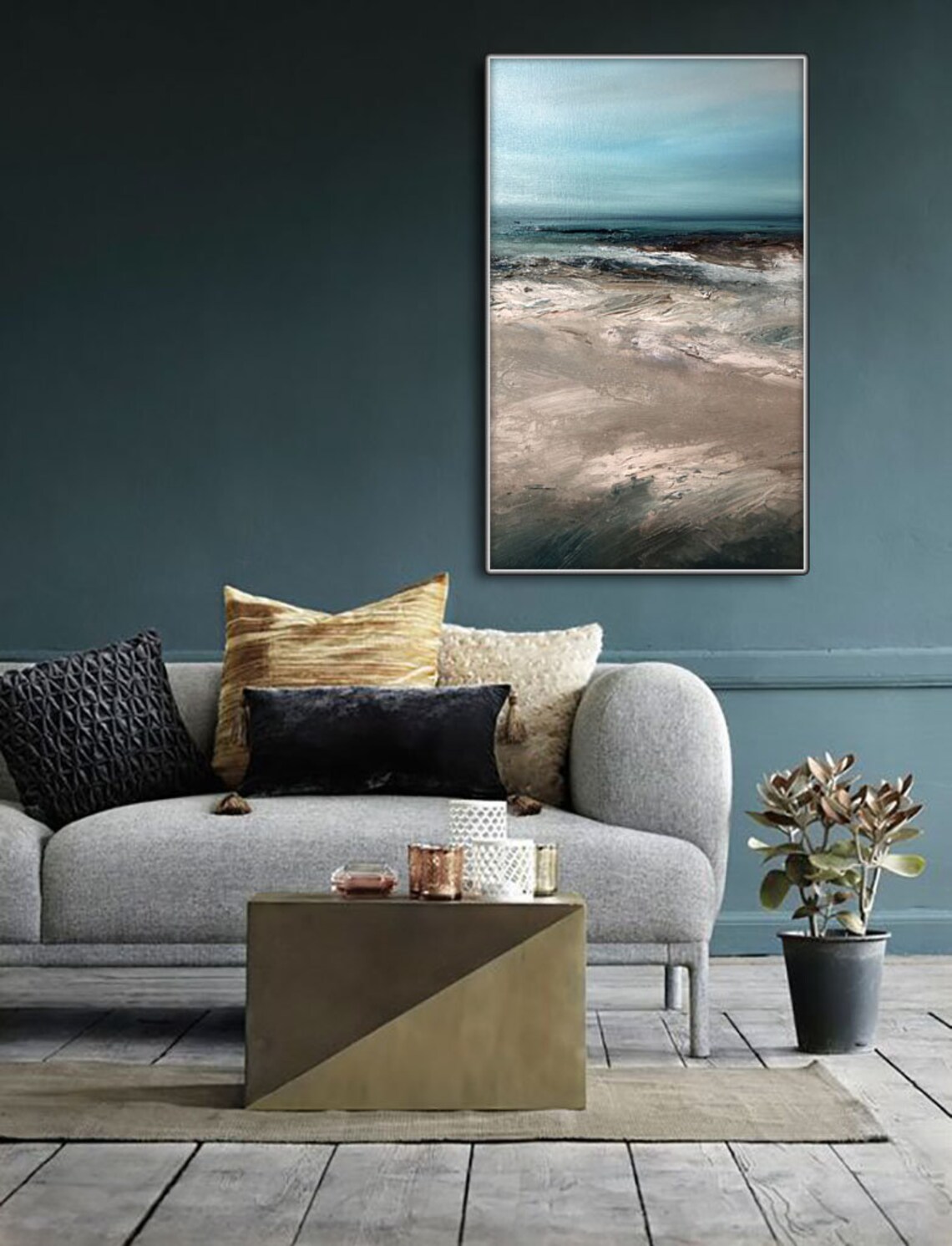 Marine Painting Contemporary Art Ocean Painting Painting Etsy