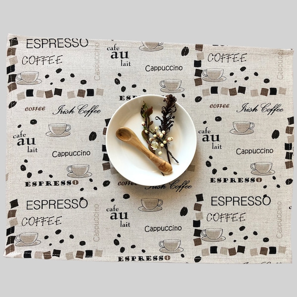 Coffee Mat Etsy