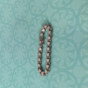 Sterling Silver heart charm bracelet