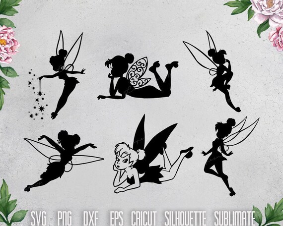 Download 6 Tinkerbell Bundle Svg Fairy Tink Design Png Pixie Dust Etsy