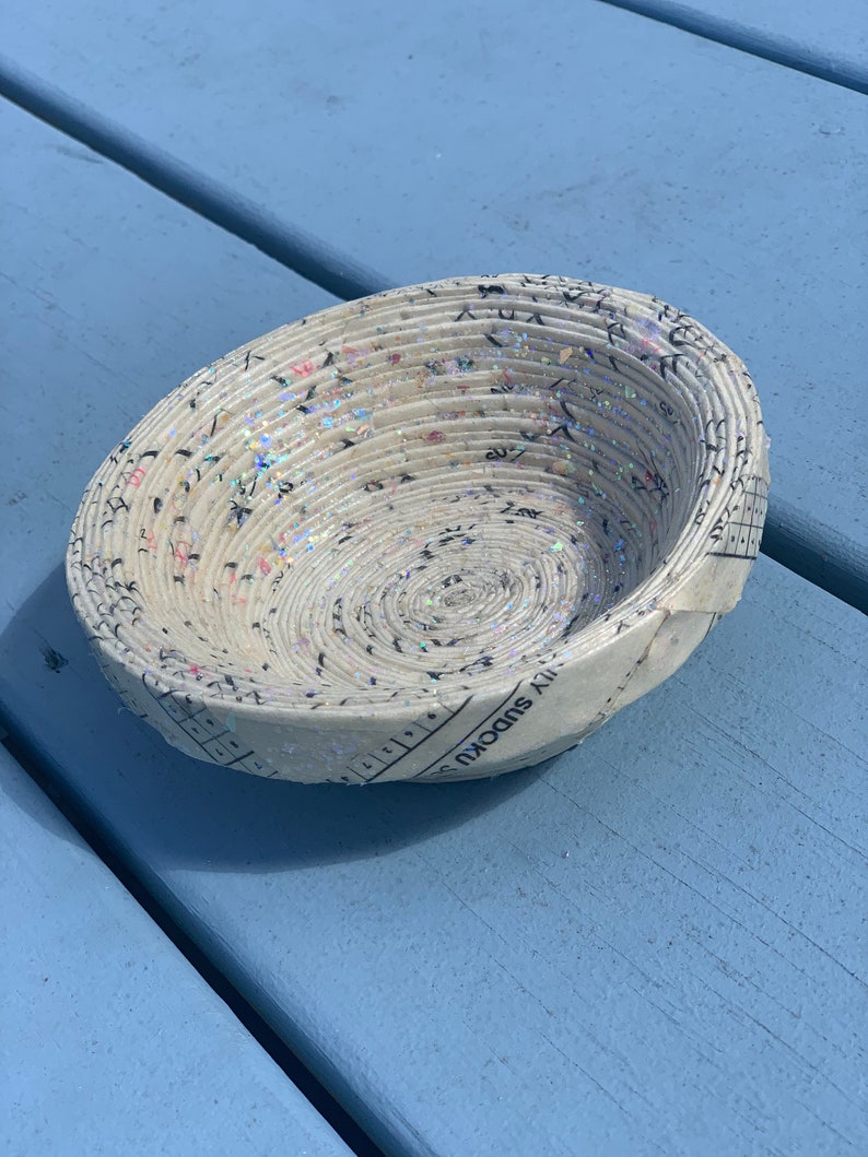 Recycled Paper Bowls Handmade Bowl Sustainable Living Etsy