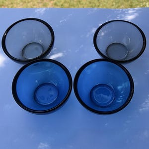4 Orrefors Fuga mini bowls Sven Palmqvist Orrefors Sweden FREE SHIPPING