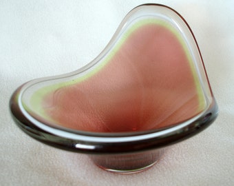 Rare Flygsfors bowl  Paul Kedelv Sweden 1956 FREE SHIPPING